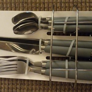Silverware set, Everett flatware set with caddy